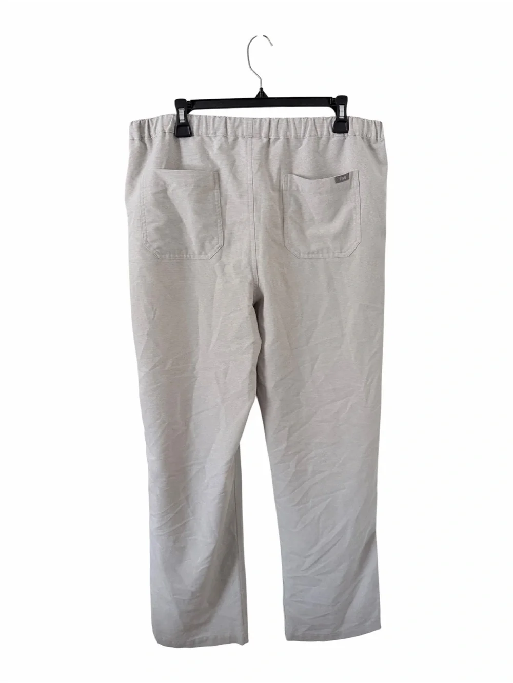 Figs Pisco Drawstring Scrub Pants Size Large Space Grey PO 1520